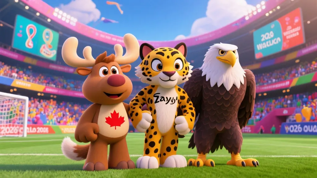 揭秘2026世界杯吉祥物：Maple、Zayu与Clutch背后的文化密码与狂欢寓意